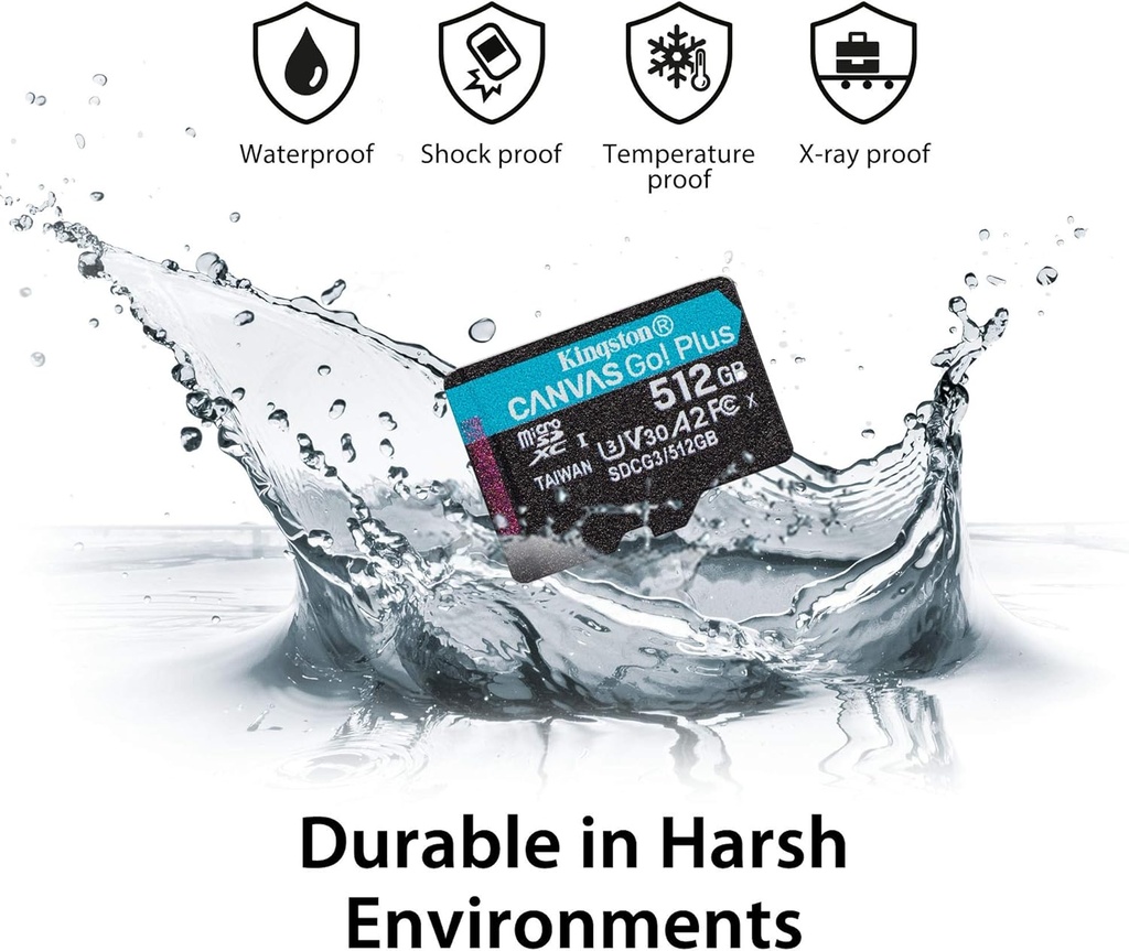 ​Memoria MicroSDXC Kingston Canvas Go! Plus de 512 GB