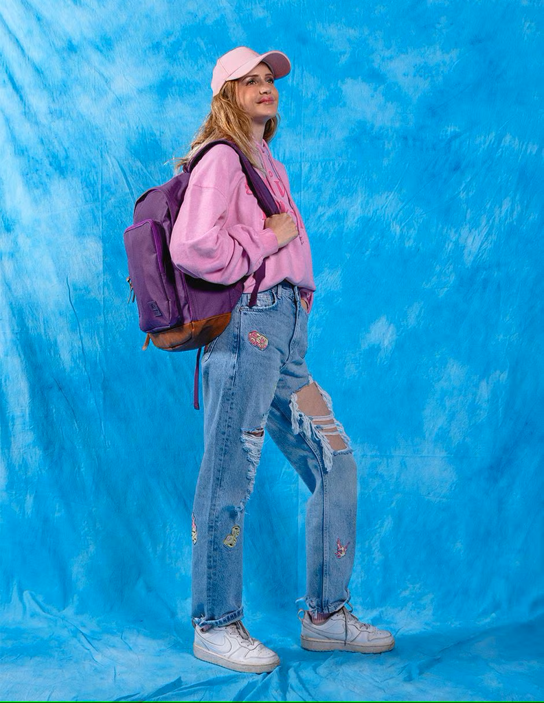 Mochila Cool Capital Berlin de Color Púrpura