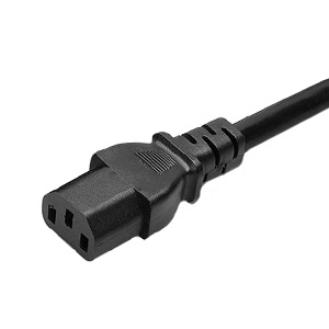 Cable de alimentación para laptop con enchufe NEMA de 3 clavijas a conector hembra de 3 ranuras XTC-210 XTECH