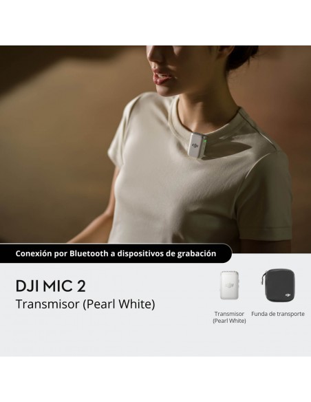 Transmisor DJI Mic 2 Pearl White