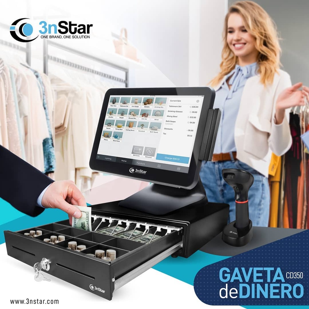 Gaveta de Dinero (Cash Drawer) 3nStar CD350