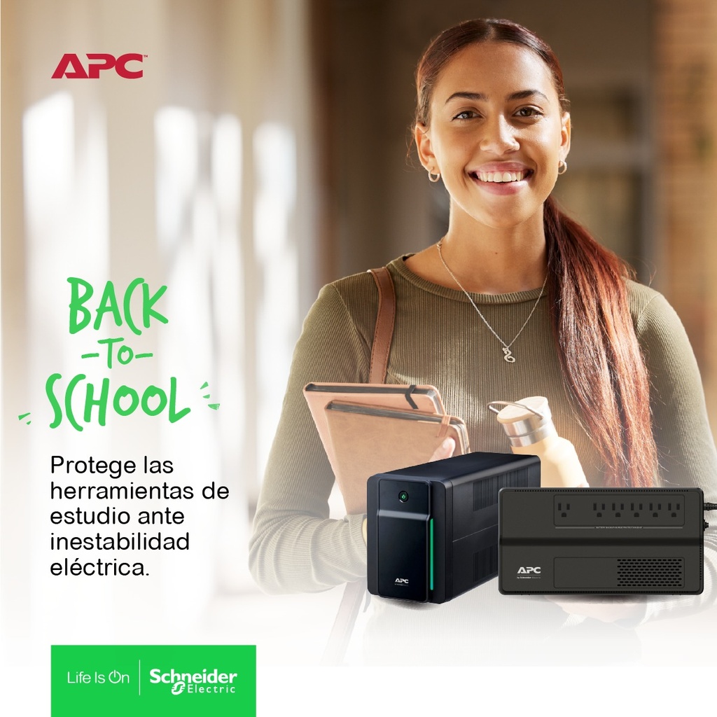 UPS APC Easy UPS de 1,000 VA y 600 Watts