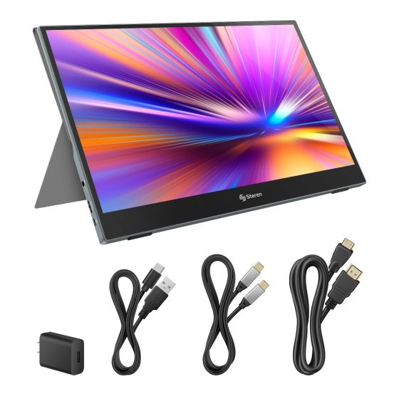 MONITOR PORTÁTIL TOUCH DE 15.6” HDR PARA LAPTOPDIS-116T