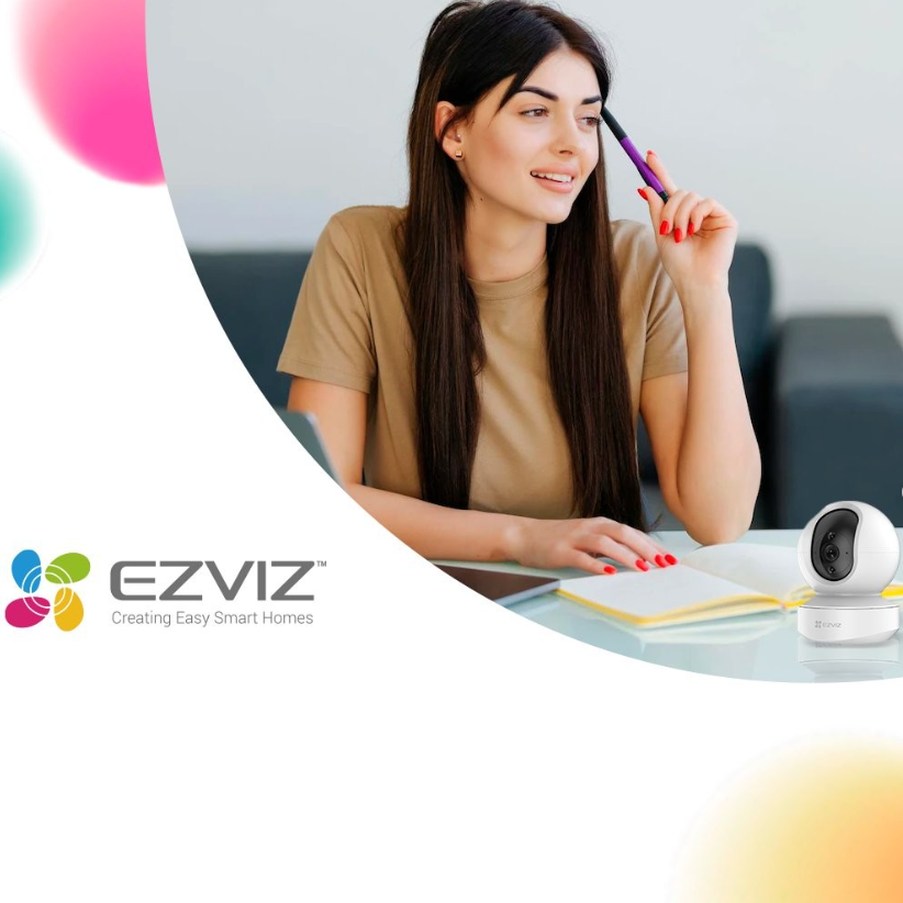 ​Cámara de Seguridad Inteligente Ezviz EZH6C2WF
