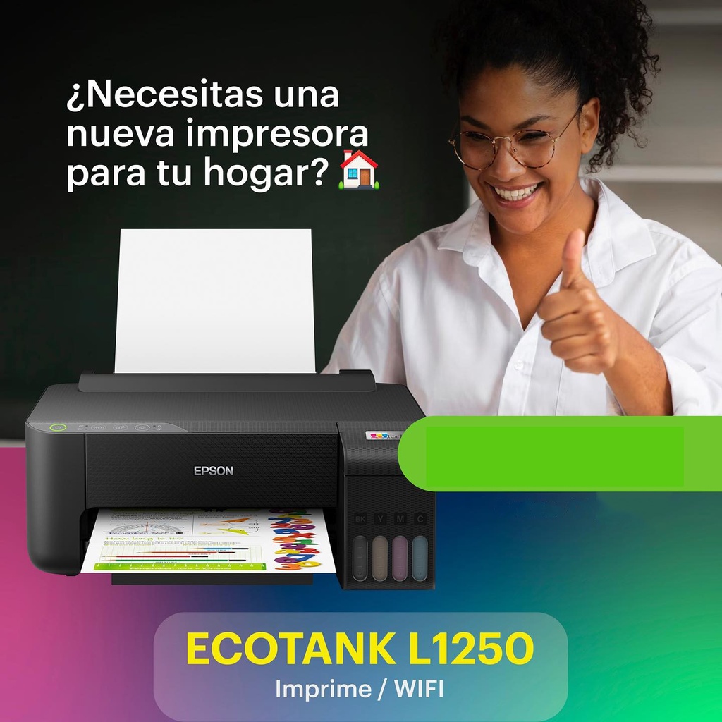 Impresora Inalámbrica Epson EcoTank L1250