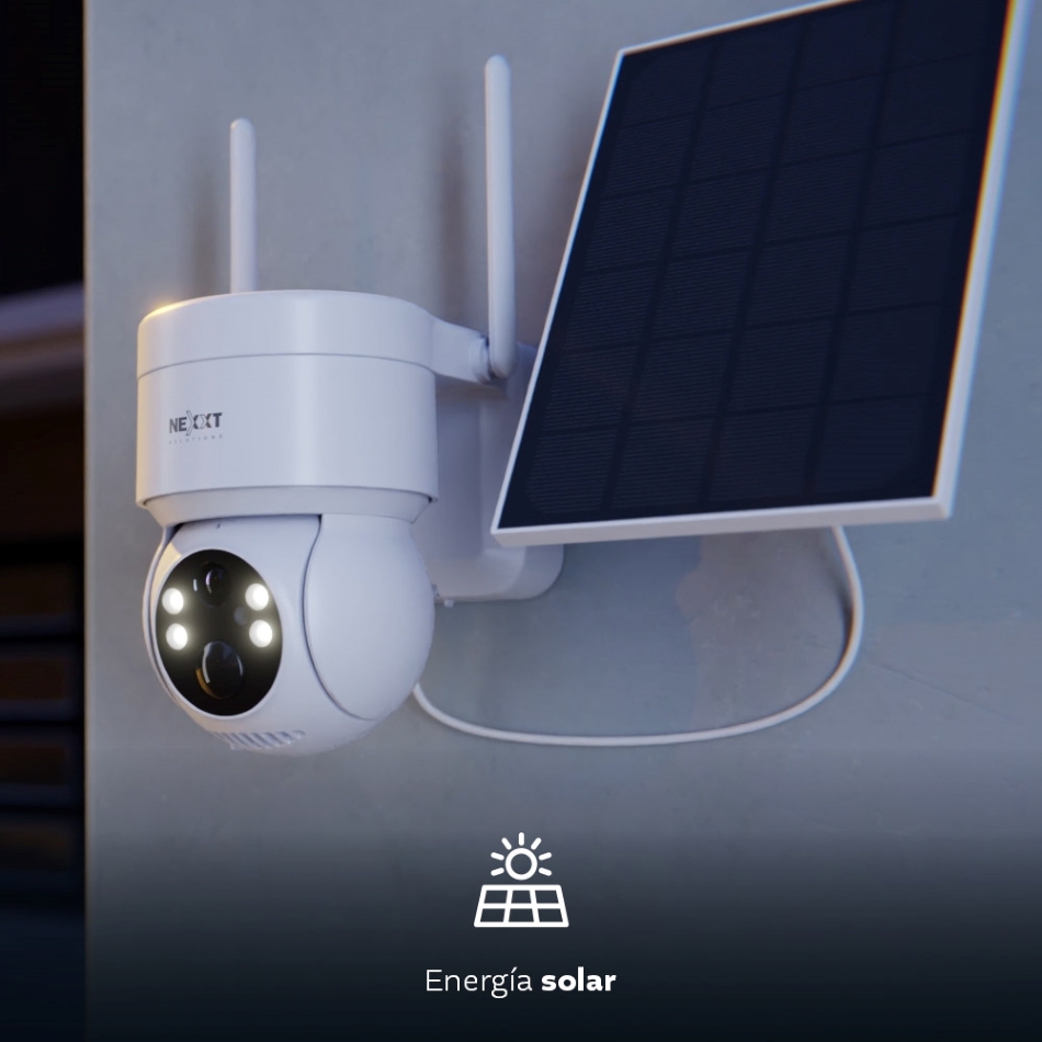 Cámara Nexxt con Panel Solar