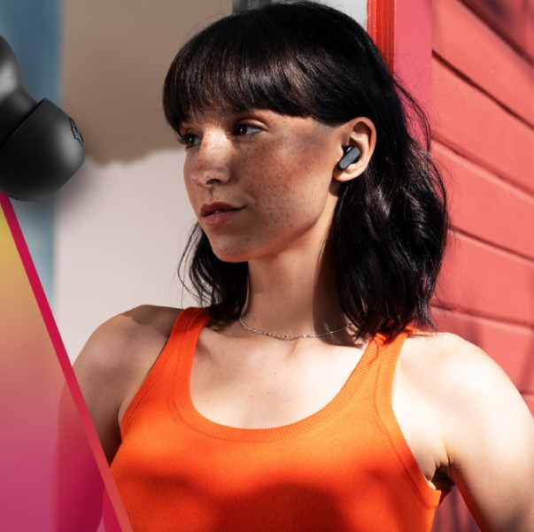 Audífonos Bluetooth Skullcandy Dime 3 True Black de Color Negro