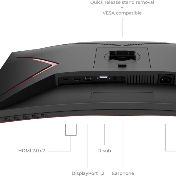 ​Monitor Gamer VA AOC C32G2 Curvo de 32"​