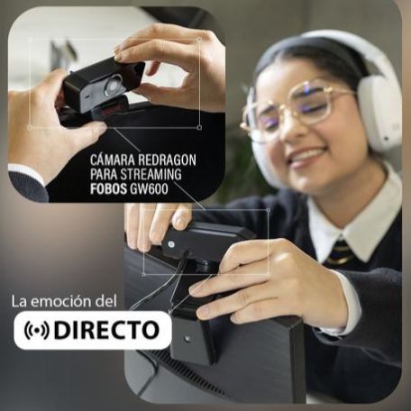 Cámara Web Redragon Fobos GW600-1