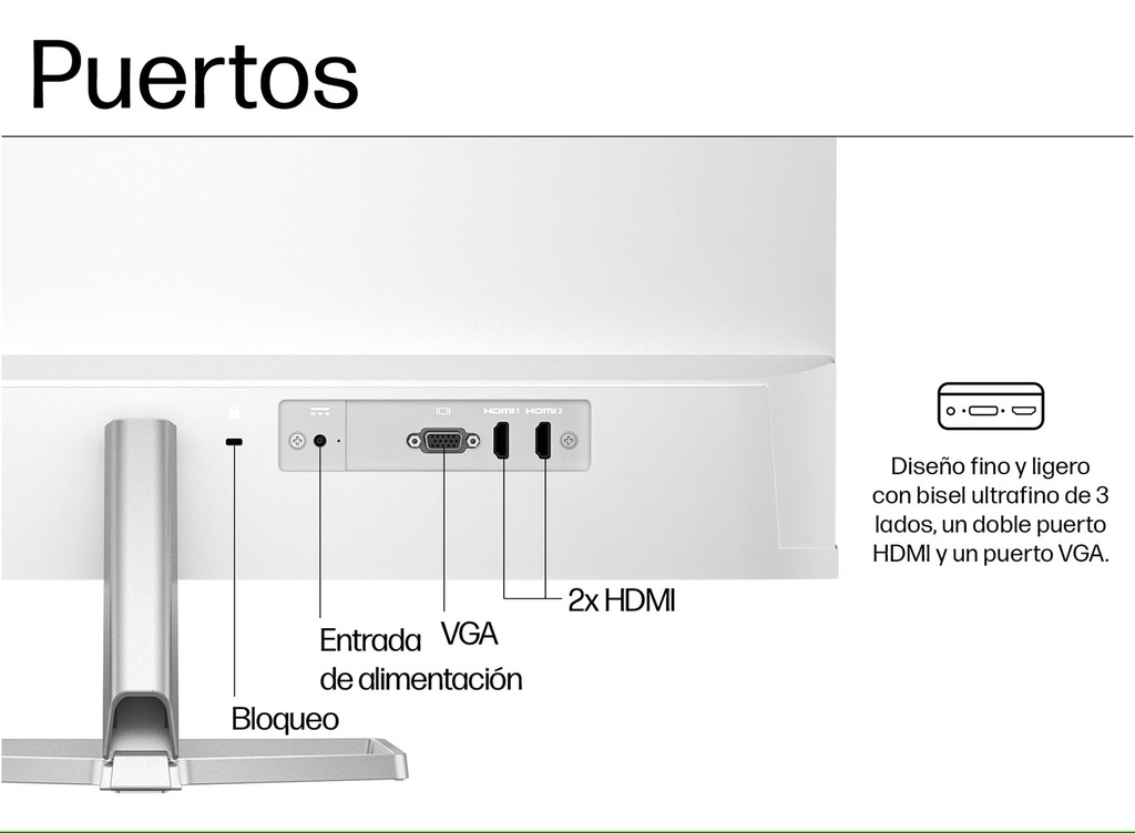 ​Monitor IPS HP Series 5 527sw de 27 Pulgadas​