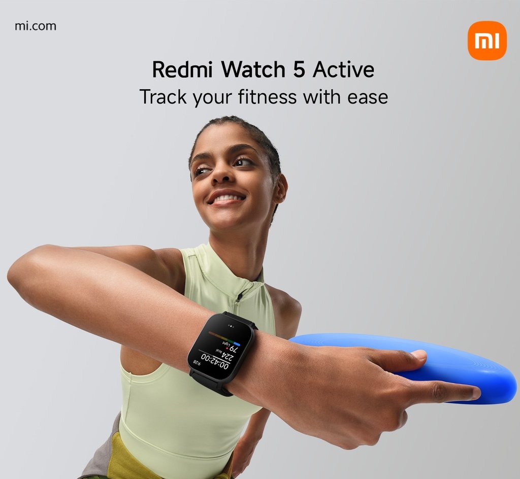 Smart Watch Redmi Watch 5 Active Midnight Black Negro Medianoche