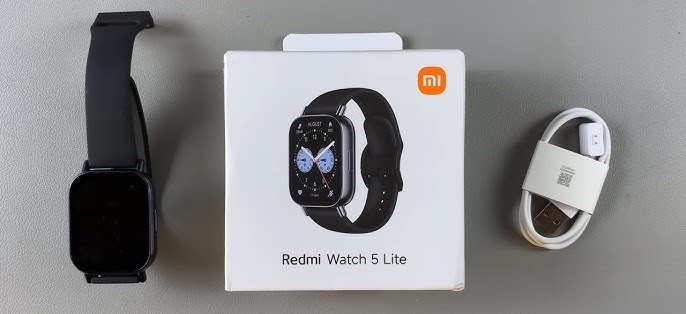 Smart Watch Redmi Watch 5 Lite Black de Color Negro