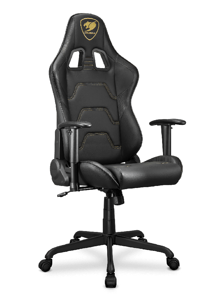 SILLA GAMING COUGAR ARMOR ELITE ROYAL NEGRO DORADO