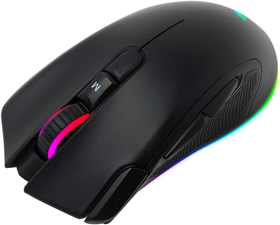 PATRIOT VIPER V551 - MOUSE ÓPTICO PARA JUEGOS FULL RGB 12,000 DPI, 7 TECLAS MACRO PROGRAMABLES