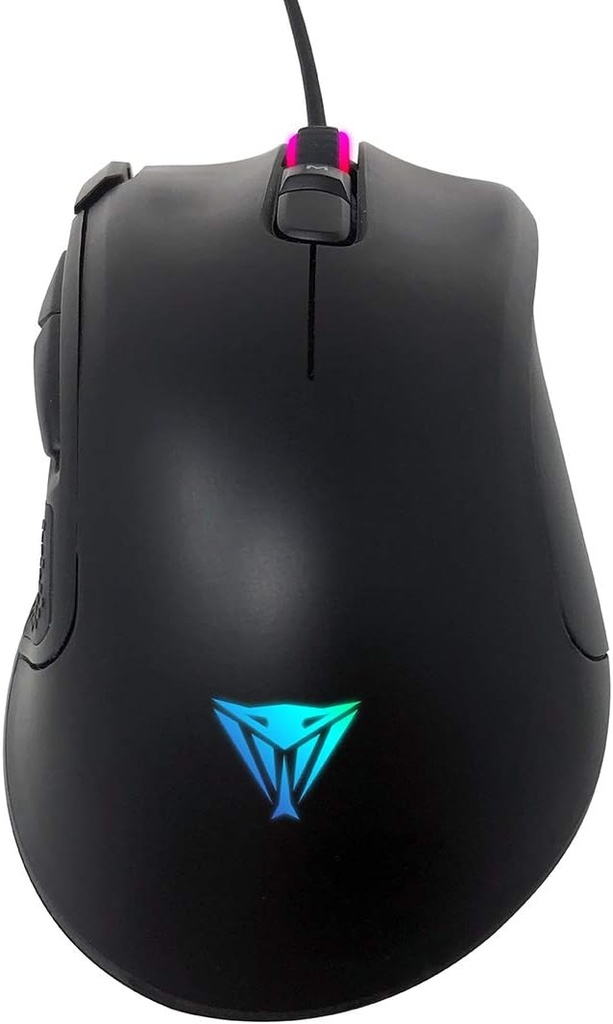 PATRIOT VIPER V551 - MOUSE ÓPTICO PARA JUEGOS FULL RGB 12,000 DPI, 7 TECLAS MACRO PROGRAMABLES