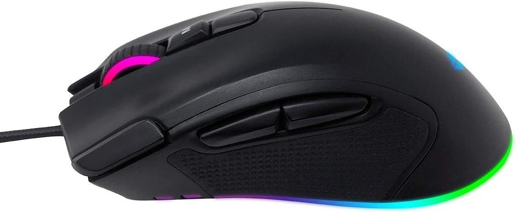PATRIOT VIPER V551 - MOUSE ÓPTICO PARA JUEGOS FULL RGB 12,000 DPI, 7 TECLAS MACRO PROGRAMABLES