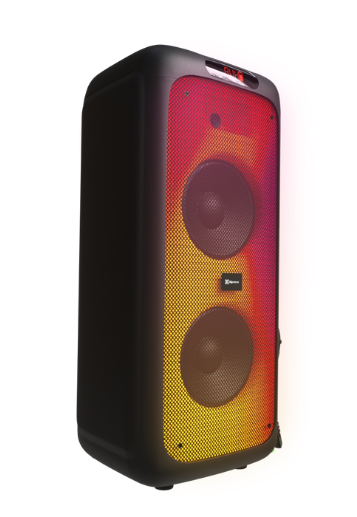 BOCINA PORTATIL KLIP XTREME KLS-662, COLOR NEGRO + MICRÓFONO INALÁMBRICO