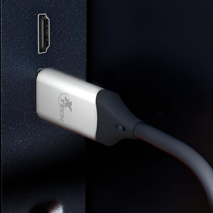 XTC-546 CABLE USB-C A HDMI 1.8 METROS NEGRO