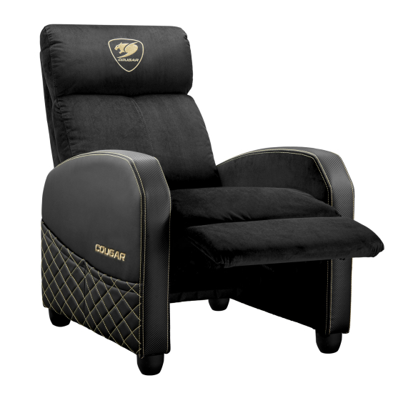 SOFÁ GAMING COUGAR RANGER ELITE NEGRO DORADO