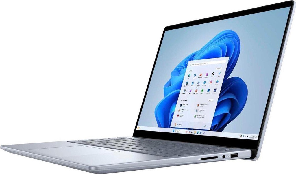 DELL, INSPIRON 2 EN 1, CORE I5, 8GB, SSD 512GB, PANTALLA TÁCTIL FHD 14", W11 HOME, US, ICE BLUE