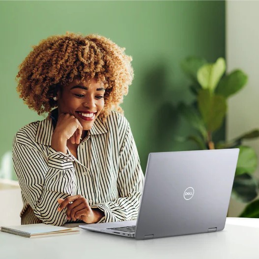 DELL, INSPIRON 2 EN 1, CORE I5, 8GB, SSD 512GB, PANTALLA TÁCTIL FHD 14", W11 HOME, US, ICE BLUE