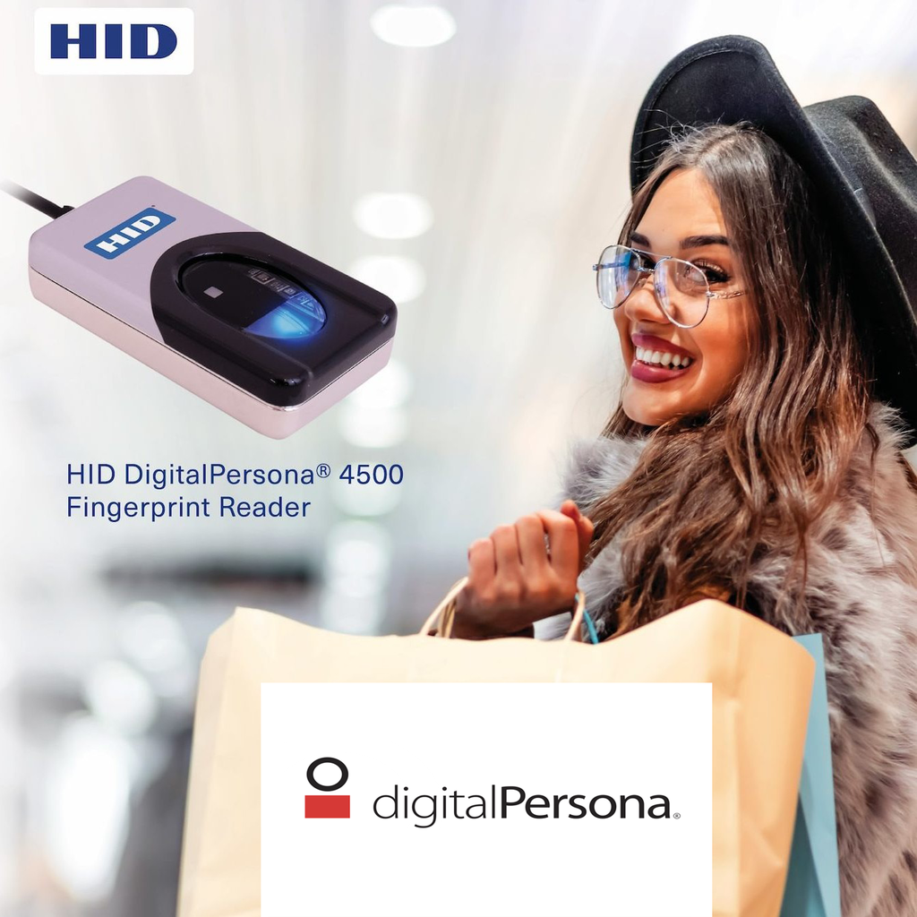 Lector de Huellas Digitales HID digitalPersona 4500