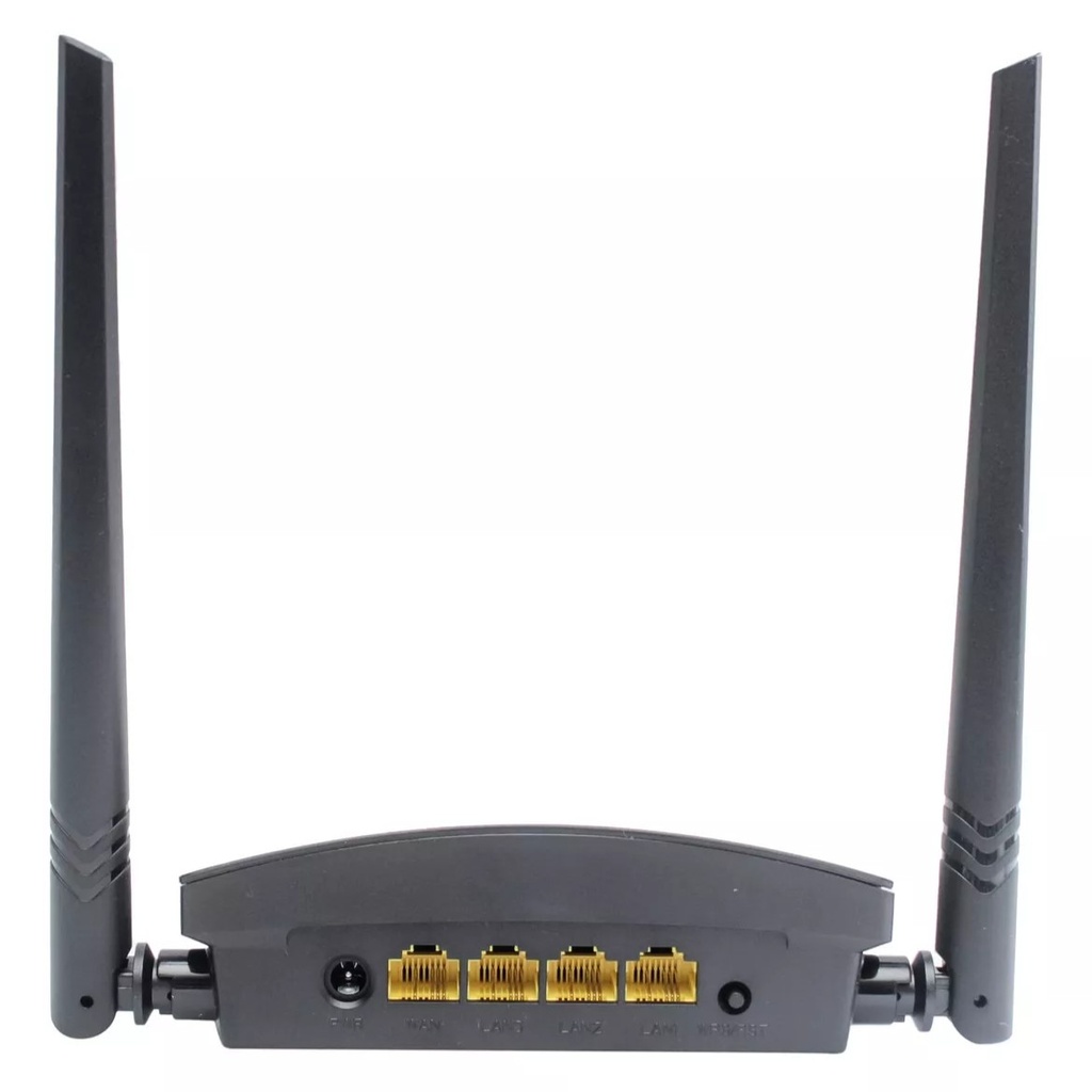 Router Hikvision WR3N de 2 Antenas Color Negro