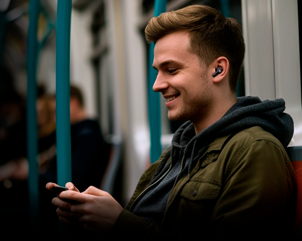 Audífonos Bluetooth Primus ARCUS300S Color Negro