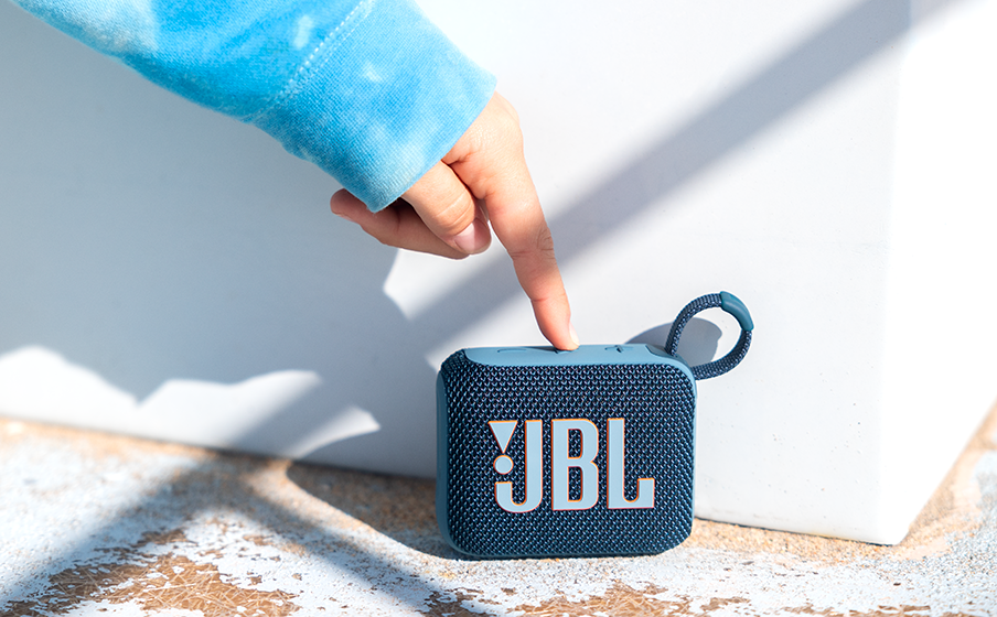 Bocina Recargable Bluetooth JBL Go 4 de Color Azul