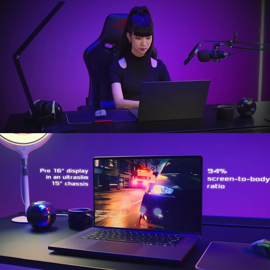 Laptop Gamer Asus ROG Zephyrus G16 GU603VI-G16.I74070 Eclipse