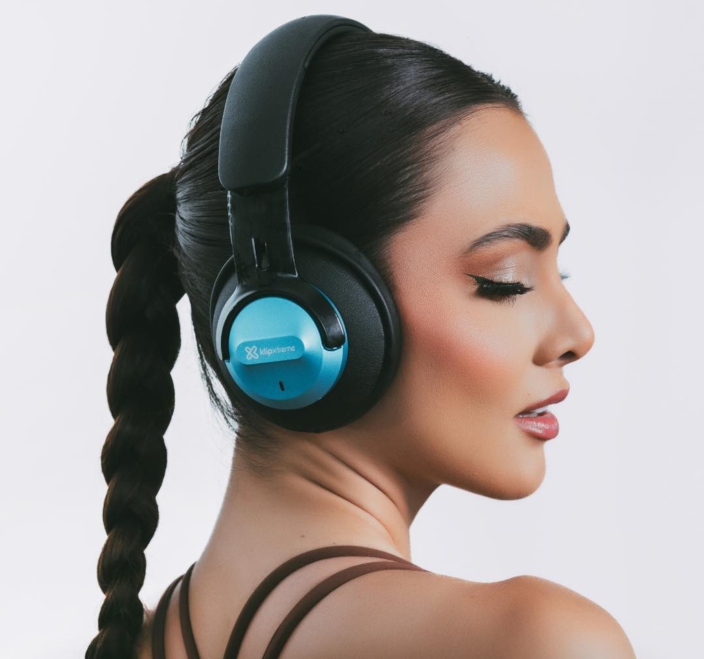 Audífonos Bluetooth Klip Xtreme Hi-Fi de Color Azul