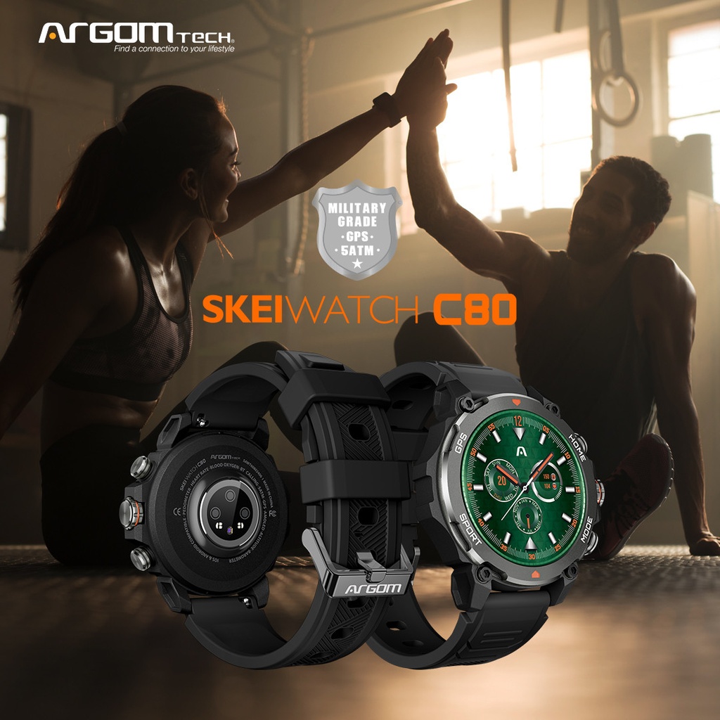 Smart Watch Argom Tech SkeiWatch C80 de Color Verde