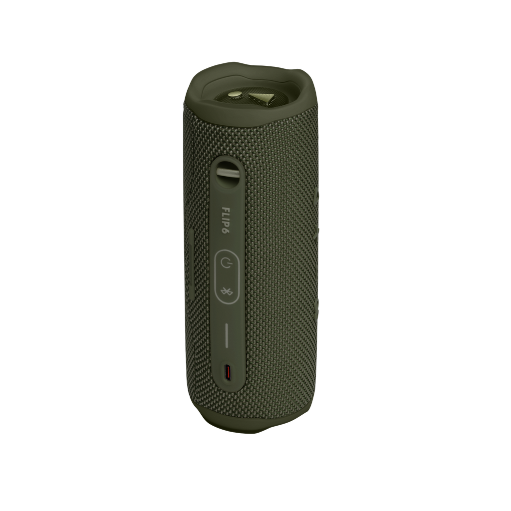 Bocina Recargable Bluetooth JBL Flip 6 Green de Color Verde