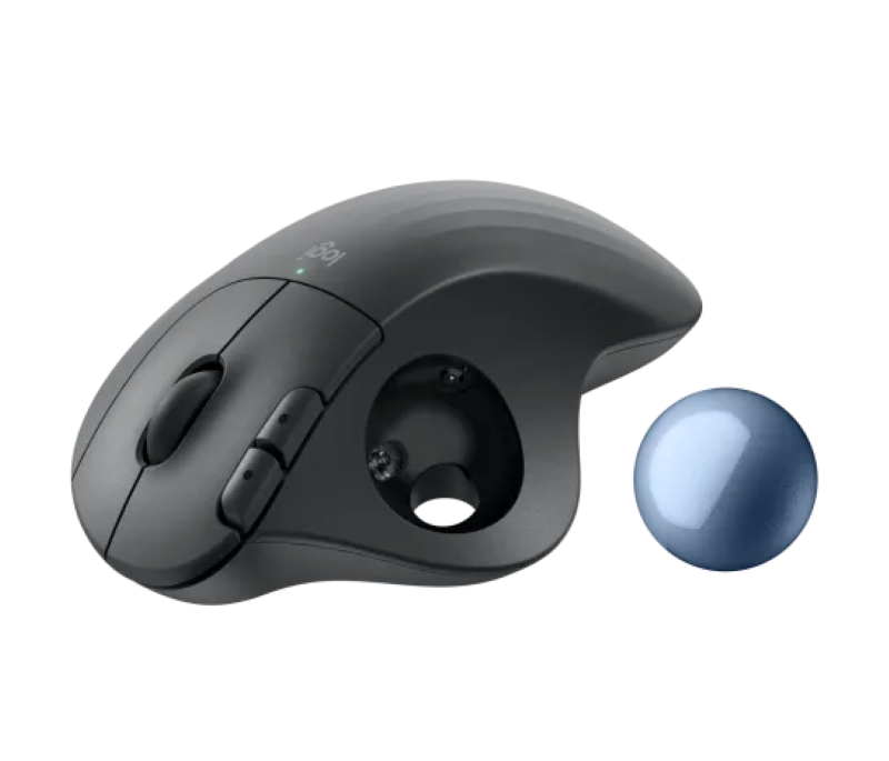 Mouse Inalámbrico Logitech Ergo M575S Color Negro