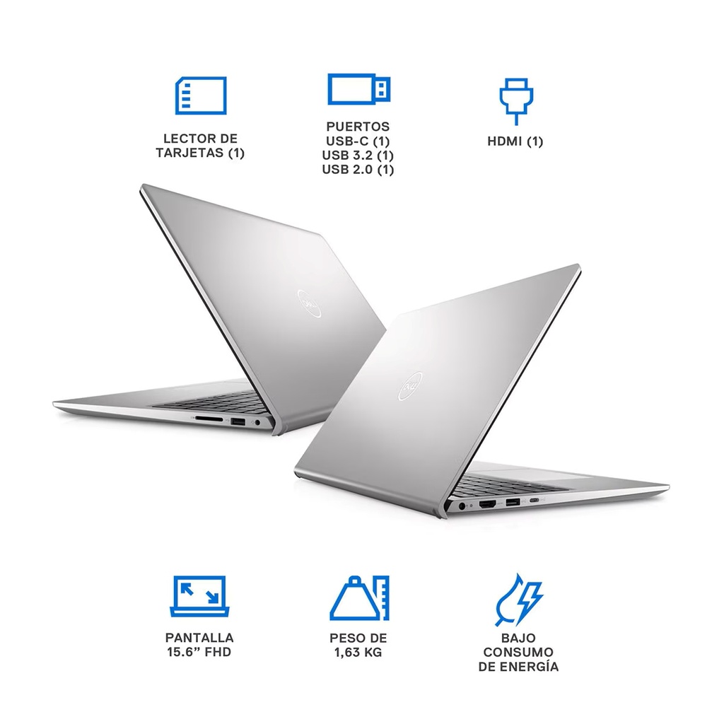 Laptop Dell Inspiron 15 3535 Platinum Silver Color Gris Plateado 