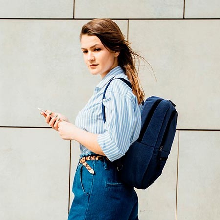 Mochila Xtech Winsor de Color Azul