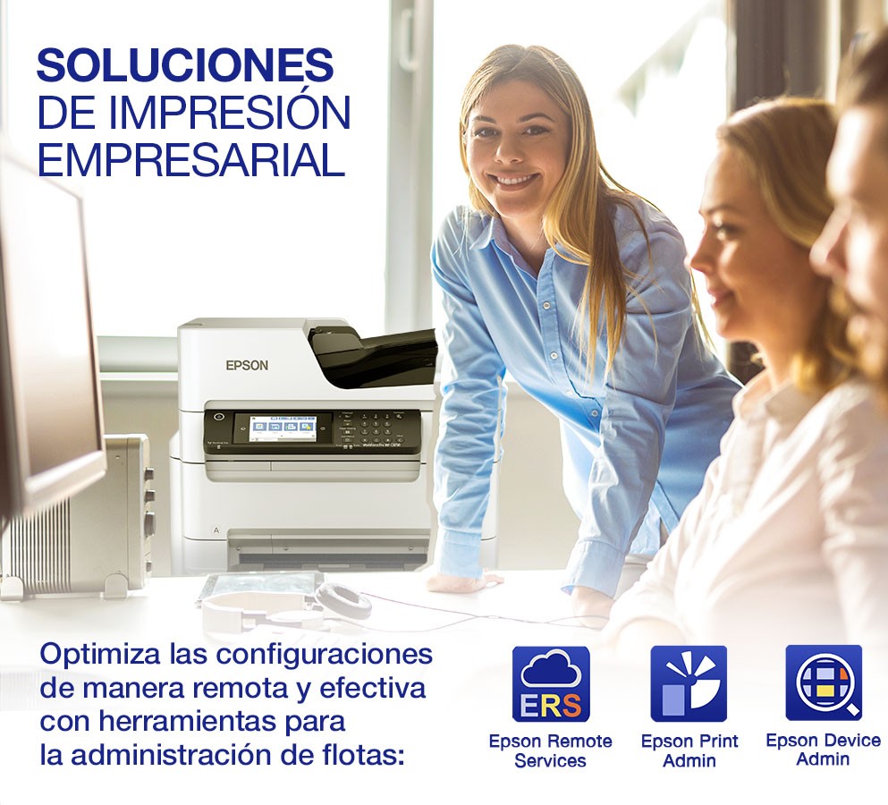 Impresora Multifuncional Epson WorkForce Pro WF-C5891 con Wi-Fi 