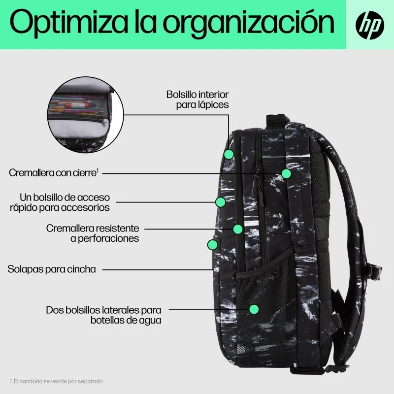 Mochila HP Campus Marble Stone
