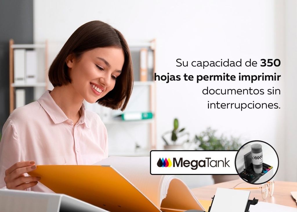 ​Impresora Canon PIXMA G1110 con Sistema Continuo con Cable USB-A