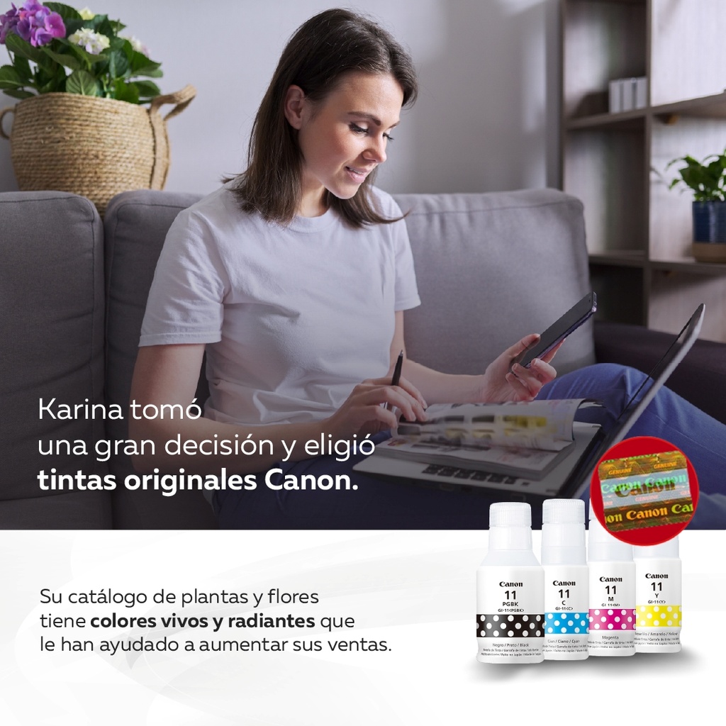 Impresora Multifuncional e Inalámbrica Canon PIXMA G4180