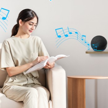 Asistente Inteligente Amazon Alexa Echo Dot 5 Charcoal Color Negro Carbón de Quinta Generación