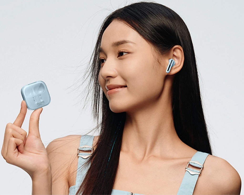 Audífonos Bluetooth Xiaomi Redmi Buds 6 Active Blue de Color Celeste