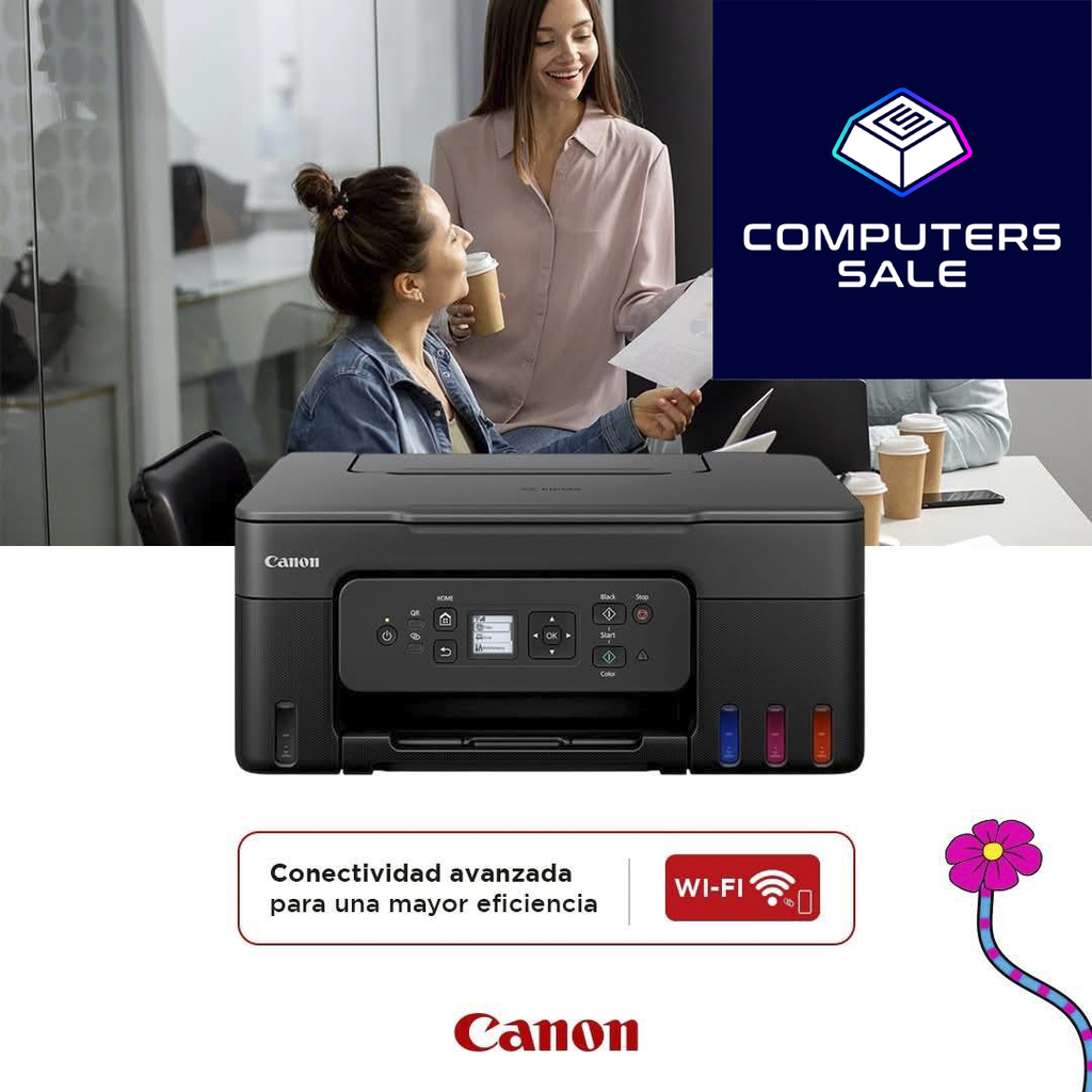 Impresora Multifuncional e Inalámbrica Canon PIXMA G3180 