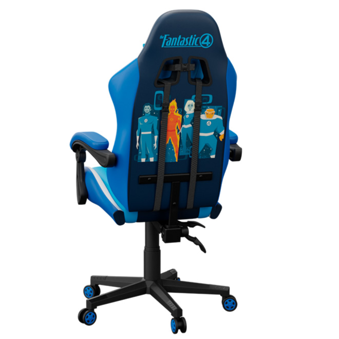 Silla Gamer Xtech de Color Azul / Celeste Edición Fantastic 4