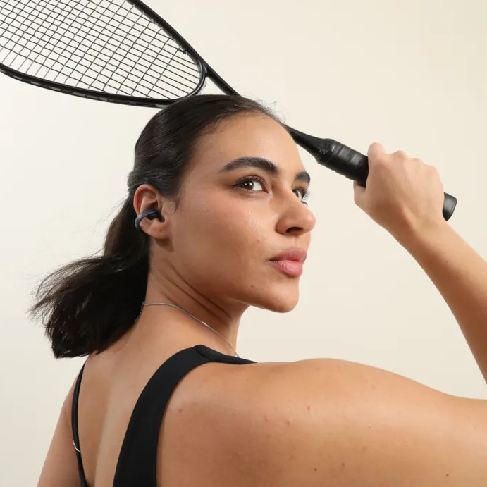 Audífonos Bluetooth soundcore AeroClip Midnight Medianoche