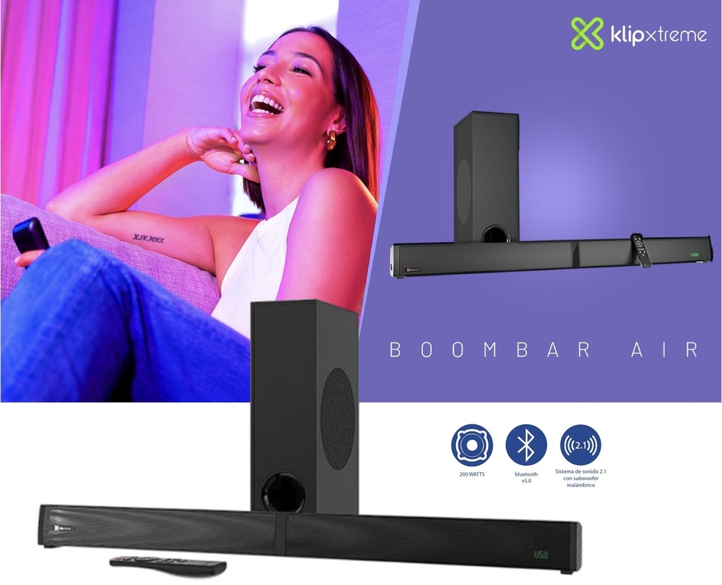 Barra Klip Xtreme Boombar Air