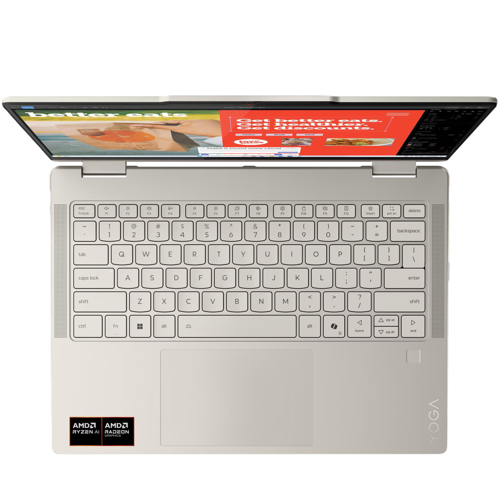 Laptop 2 en 1 Lenovo Yoga 7 14AKP10 Seashell de Color Concha