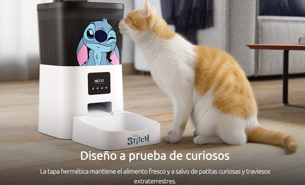 Dispensador Nexxt Edición Stitch para Mascotas