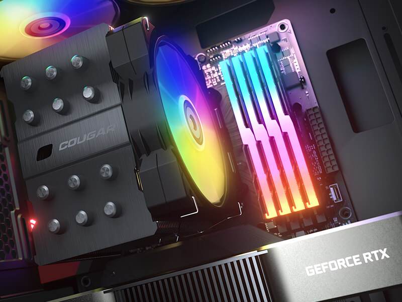 ​Disipador de Torre Cougar Forza 85 ARGB para Procesador 