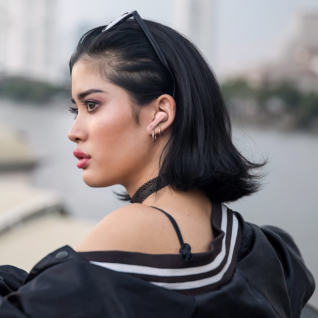 Audífonos Bluetooth JBL Vibe Flex 2 Pink de Color Rosa